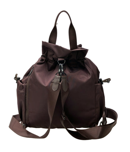 美品 THE NORTH FACE ショルダーバッグ リュック 2WAY 斜め掛け 巾着型 ナイロン レディース ザ・ノース・フェイス