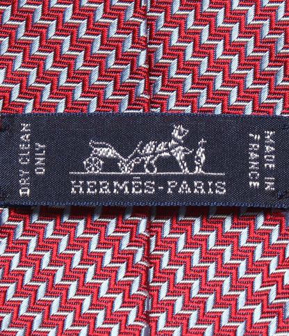 美品 HERMES ネクタイ シルク100％ メンズ エルメス