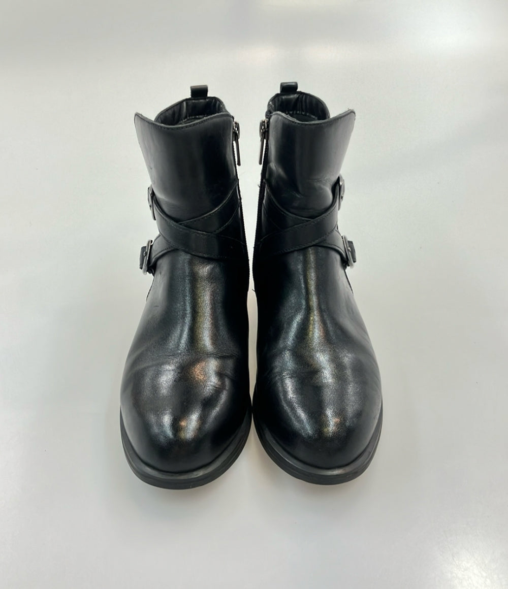 クラークス ショートブーツ サイドジップ レディース SIZE 23.0 (M) Clarks