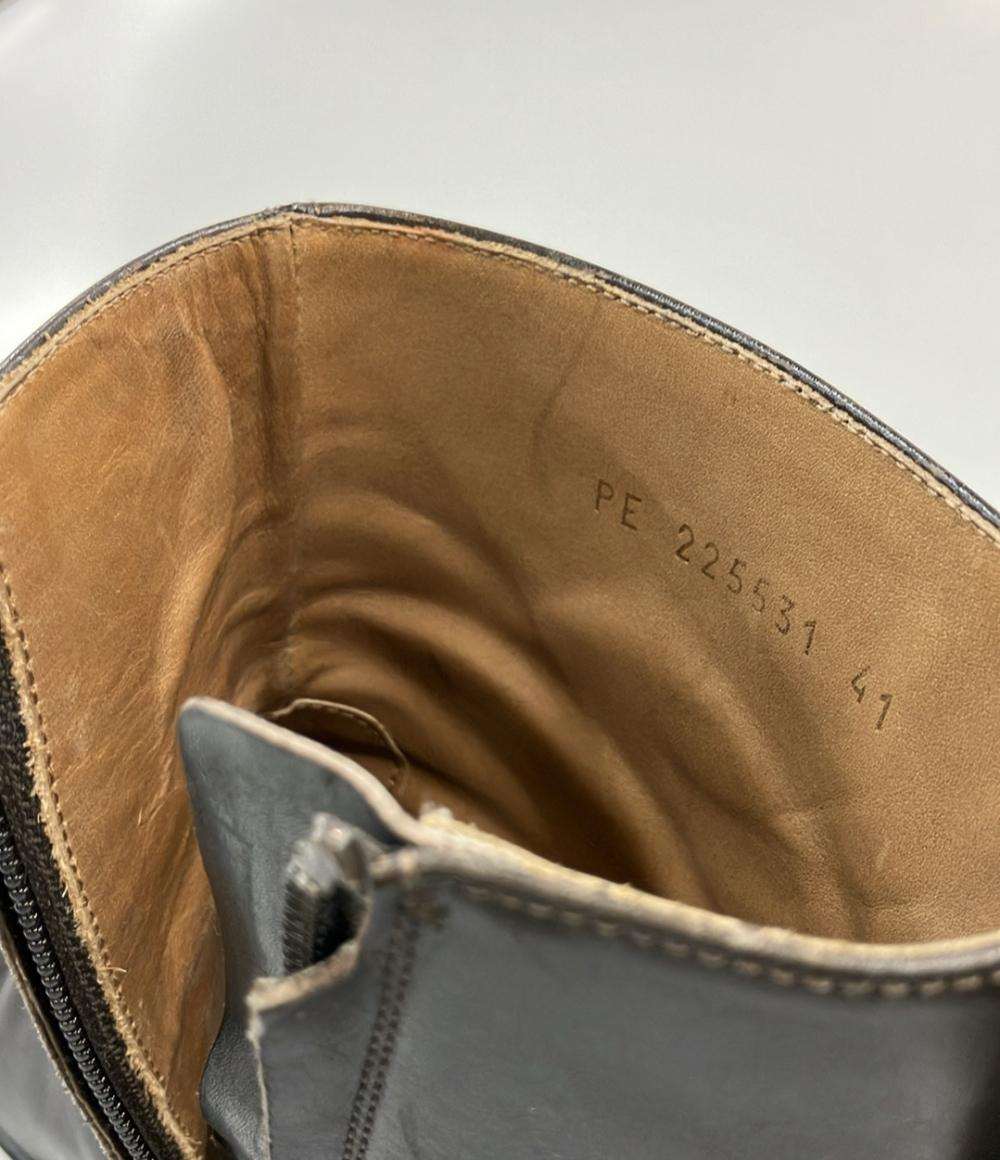 YVES SAINT LAURENT ショートブーツ サイドジップ メンズ SIZE 41 (26cm) イヴ・サンローラン