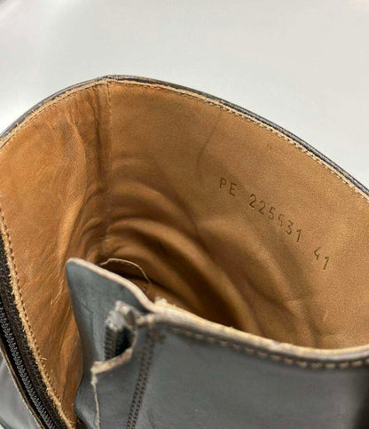 YVES SAINT LAURENT ショートブーツ サイドジップ メンズ SIZE 41 (26cm) イヴ・サンローラン