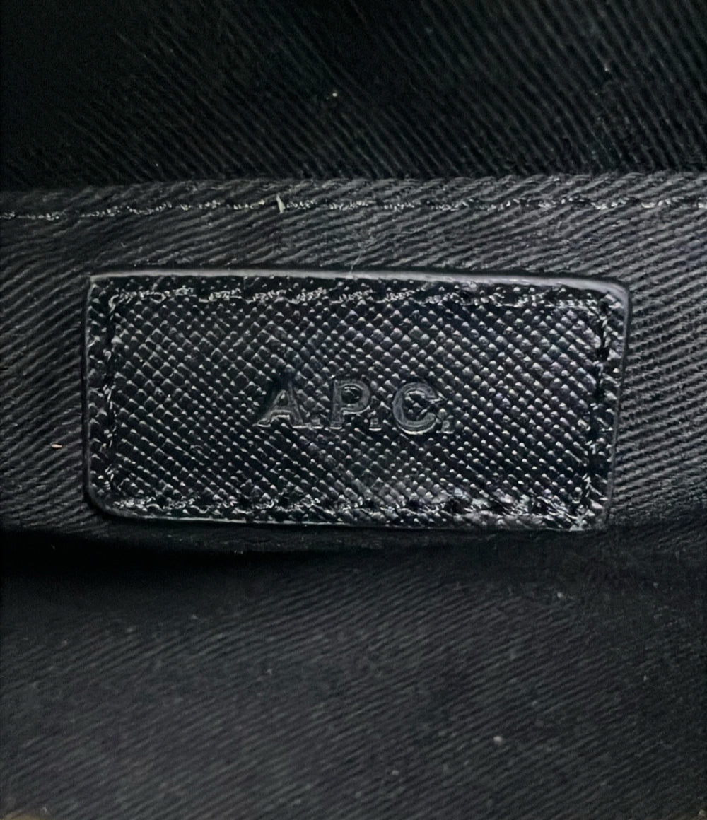 美品 A.P.C. ショルダーバッグ 斜め掛け レザー レディース アーペーセー