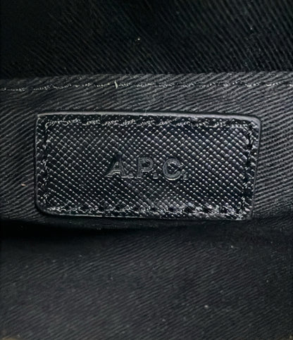 美品 A.P.C. ショルダーバッグ 斜め掛け レザー レディース アーペーセー