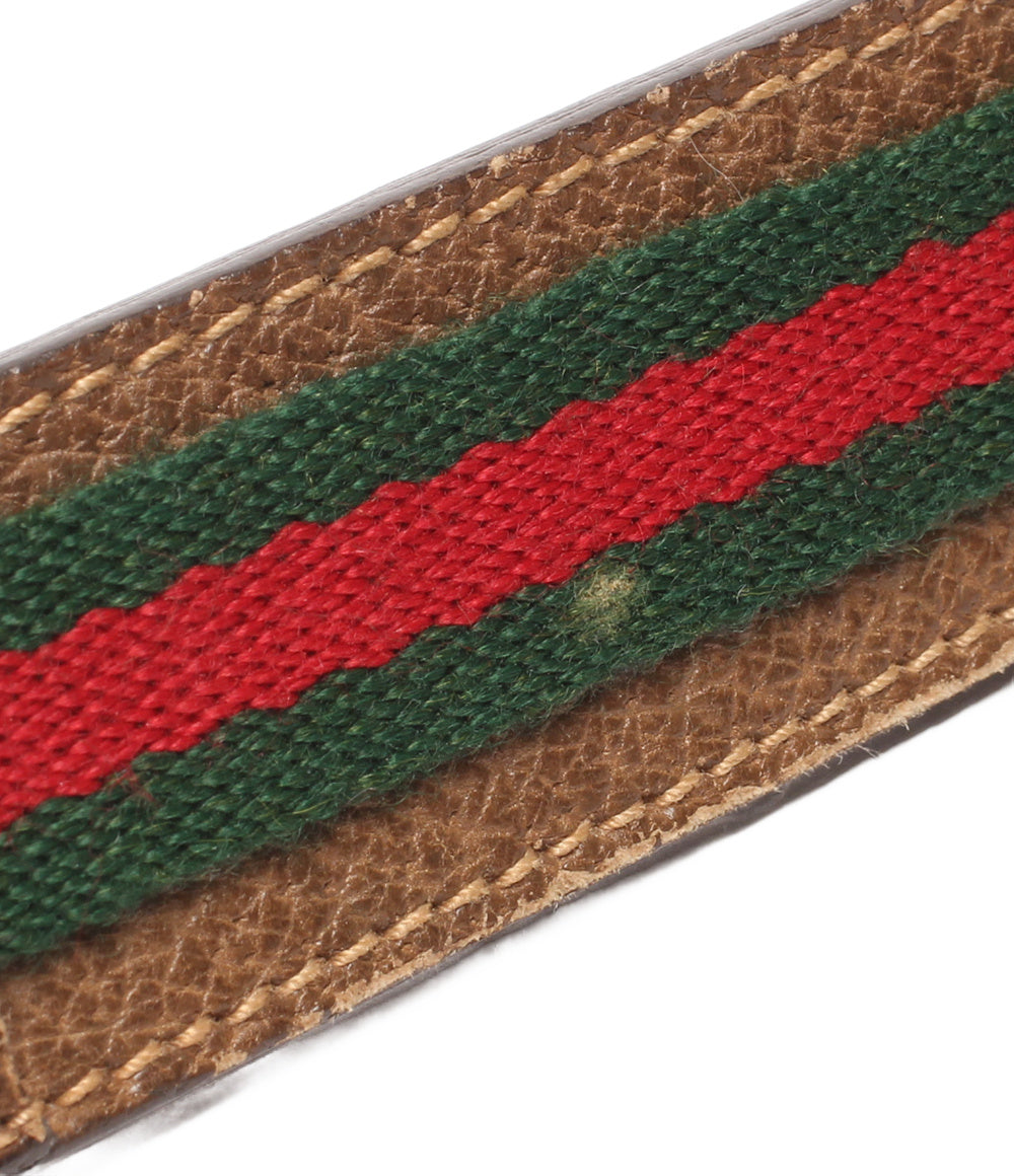 訳あり GUCCI ベルト オールドグッチ シェリーライン メンズ グッチ