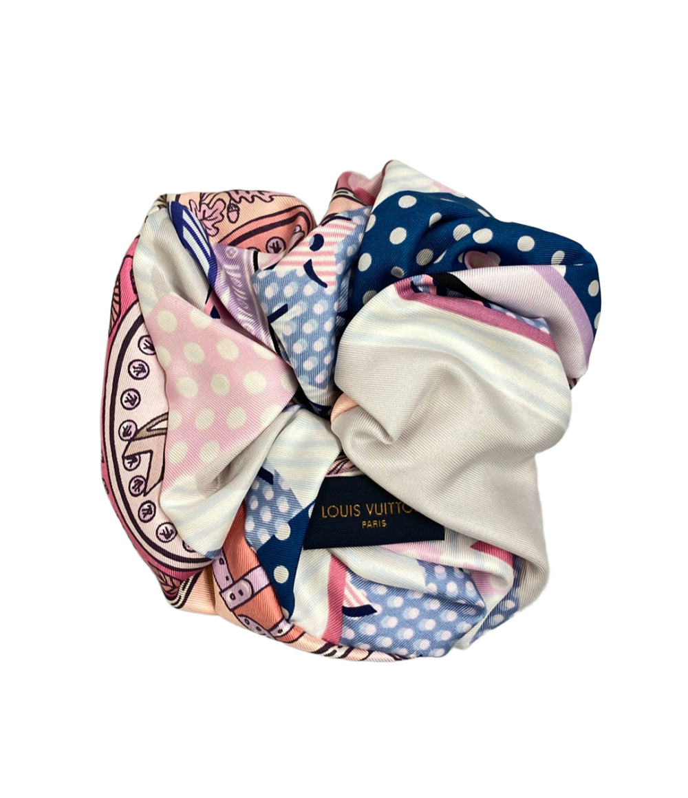 美品 LOUIS VUITTON シュシュ シルク100% シュシュ トロシュー M76955 レディース ルイ・ヴィトン
