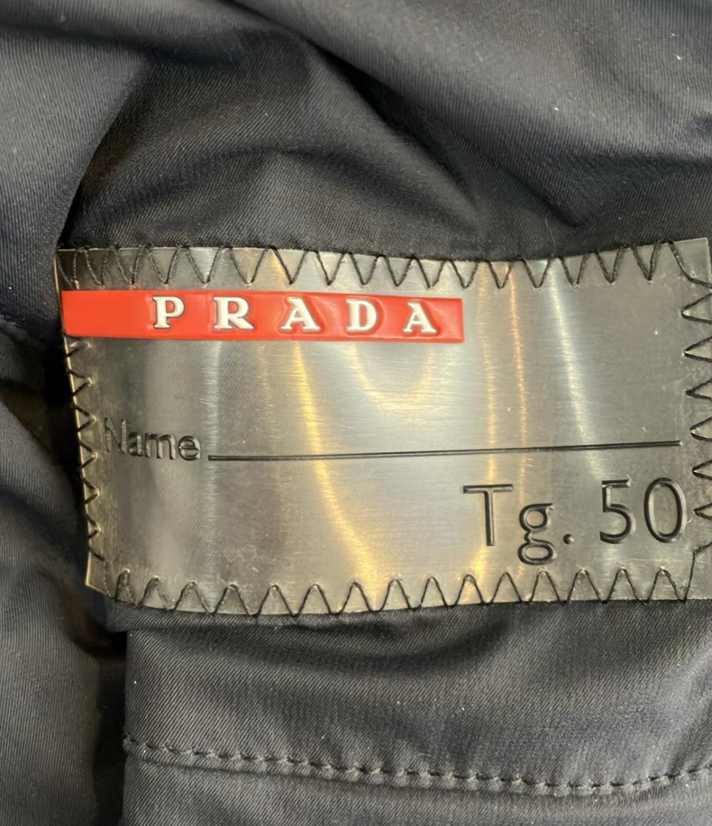PRADA SPORTS 中綿ナイロンジャケット トラックジャケット ラバーロゴ PRADA SPORTS 中綿ナイロンジャケット トラックジャケット ラバーロゴ