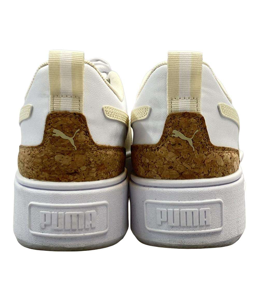 PUMA ローカットスニーカー 厚底 カルメン コルク 397626-01 レディース SIZE 24.0 (L) プーマ