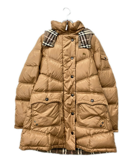 BURBERRY BLUE LABEL 4way ダウンコート レディース SIZE 40 バーバリーブルーレーベル