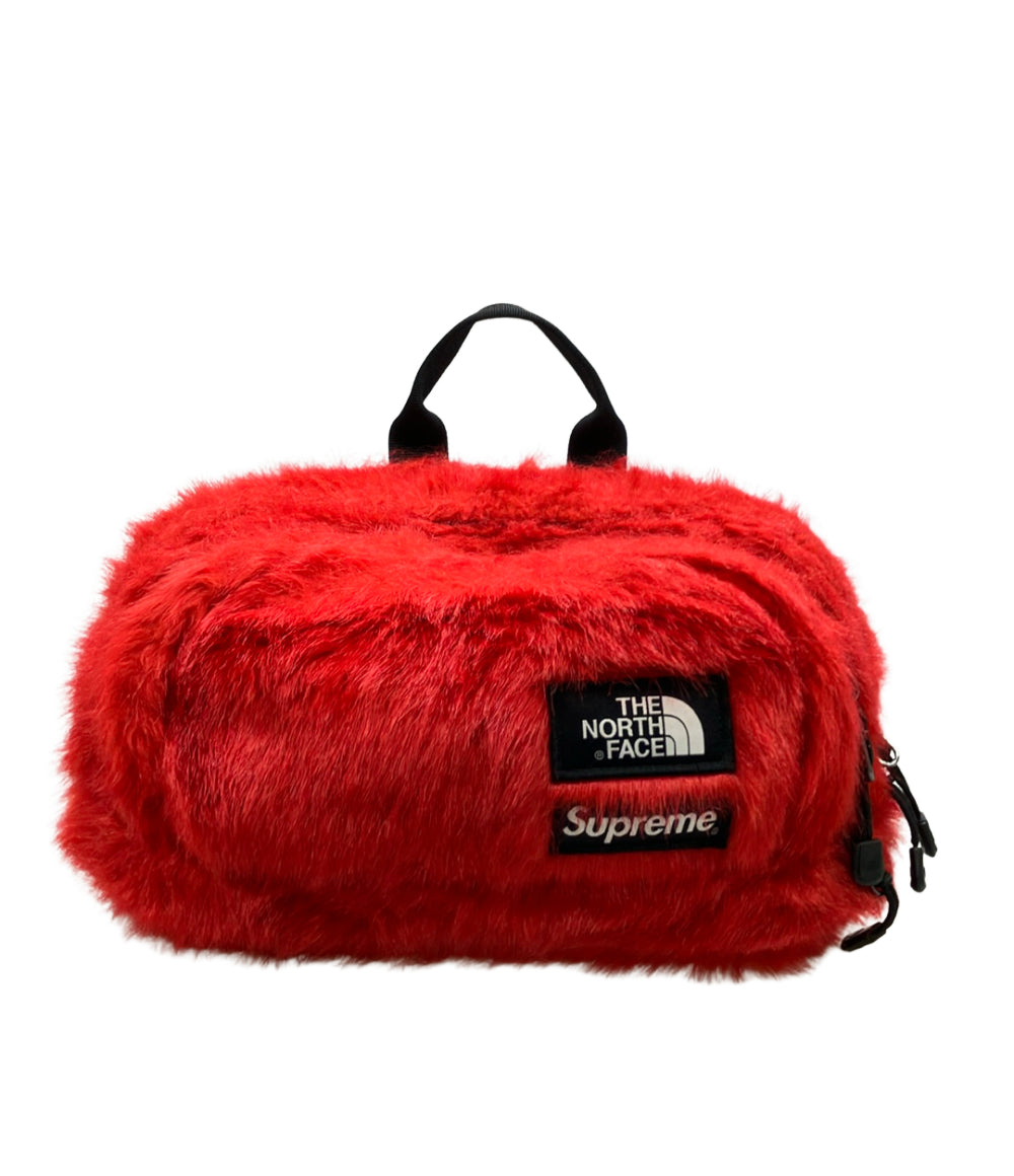 Supreme THE NORTH FACE ウエストバッグ ボディバッグ ファー メンズ