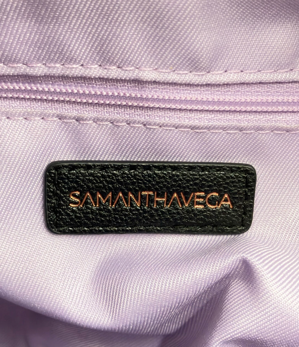 美品 Samantha Vega 2way ハンドバッグ ショルダーバッグ 斜め掛け リボン レディース サマンサベガ
