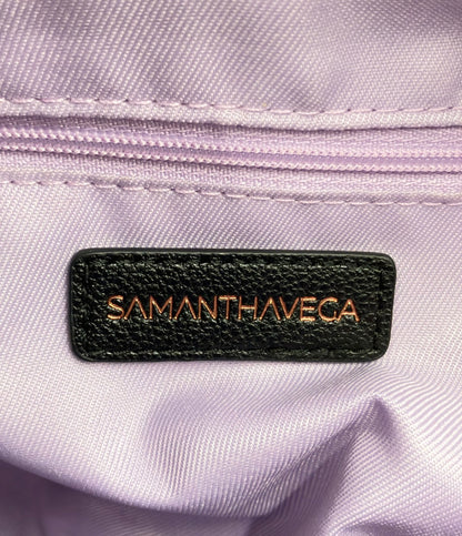 美品 Samantha Vega 2way ハンドバッグ ショルダーバッグ 斜め掛け リボン レディース サマンサベガ