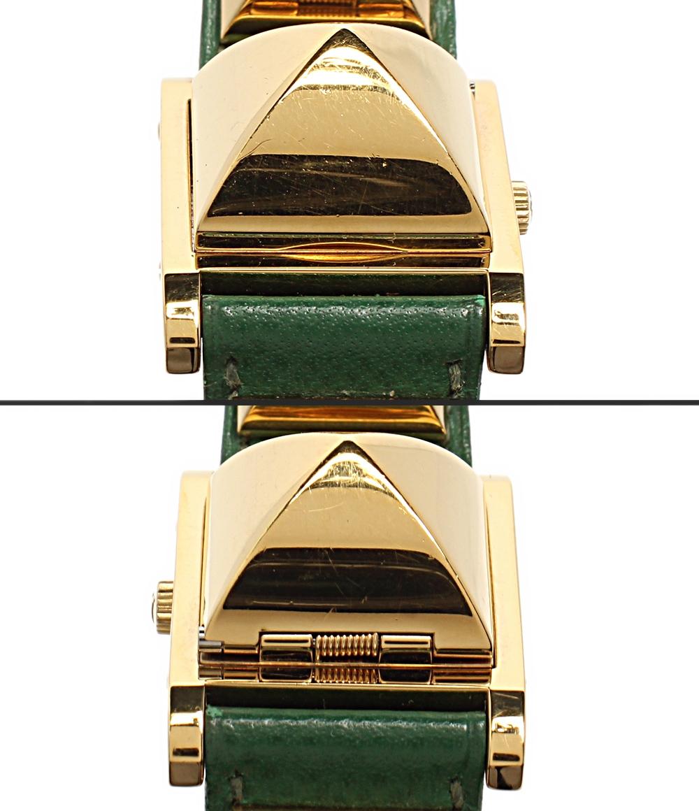 HERMES 腕時計 クオーツ ホワイト ME1.201 レディース エルメス