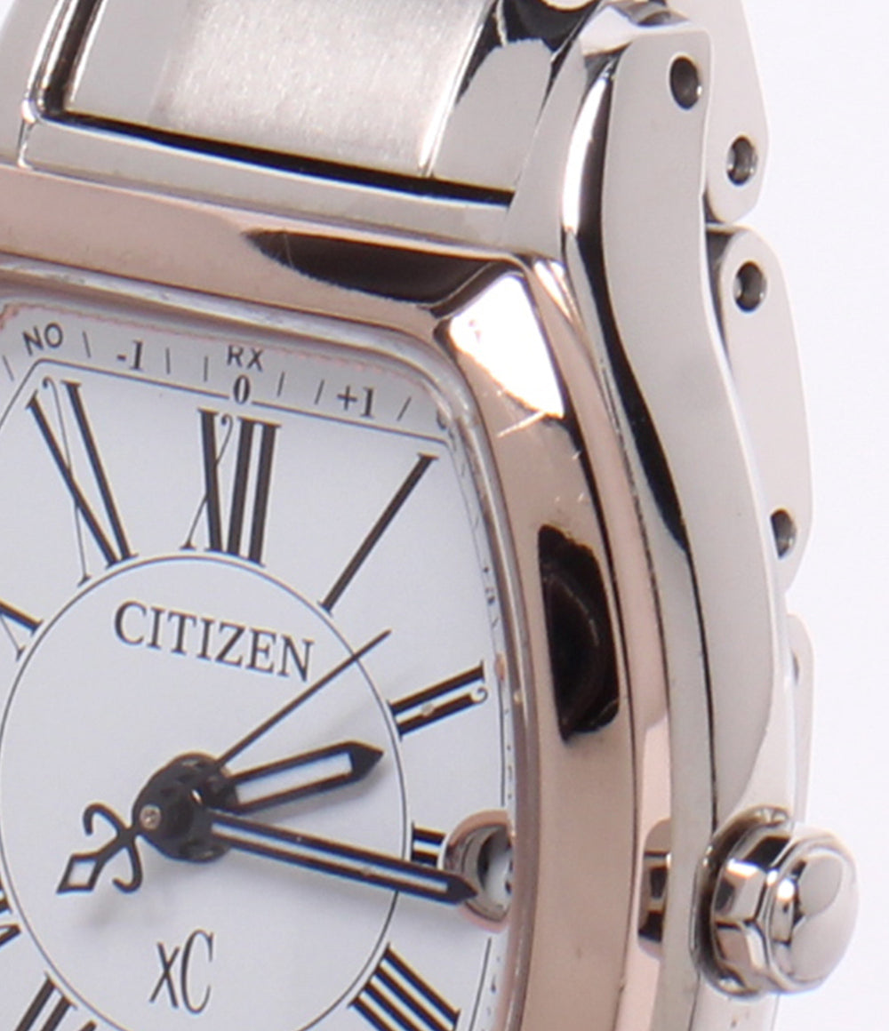 CITIZEN 腕時計 クロスシー xC ソーラー電波 ホワイト レディース シチズン