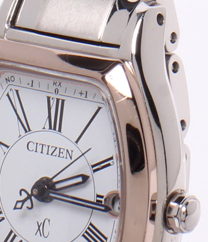 CITIZEN 腕時計 クロスシー xC ソーラー電波 ホワイト レディース シチズン