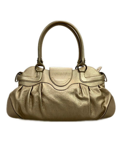 Salvatore Ferragamo ハンドバッグ レザー ガンチーニ レディース サルバトーレフェラガモ