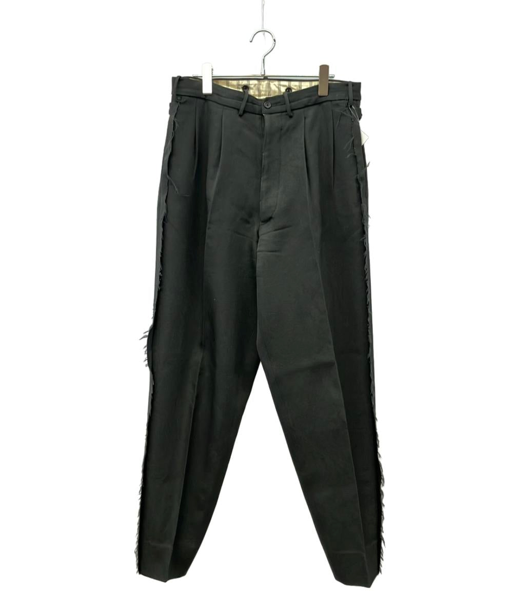 Yohji Yamamoto POUR HOMME サイドベルト シャーリング タックパンツ メンズ SIZE S ヨウジヤマモトプールオム