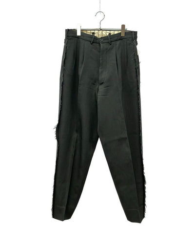 Yohji Yamamoto POUR HOMME サイドベルト シャーリング タックパンツ メンズ SIZE S ヨウジヤマモトプールオム