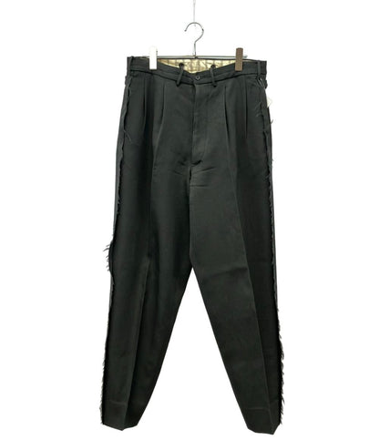 Yohji Yamamoto POUR HOMME サイドベルト シャーリング タックパンツ メンズ SIZE S ヨウジヤマモトプールオム