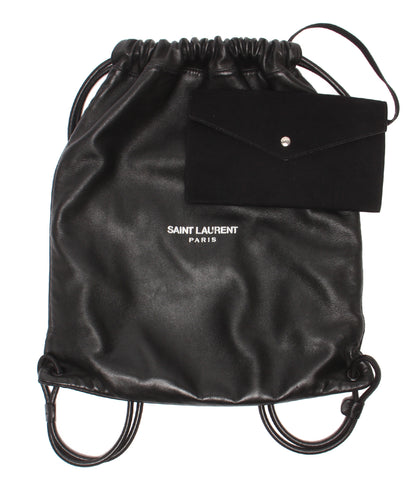 美品 SAINT LAURENT PARIS ナップサック バックパック テディ ナップサック レディース サンローランパリ