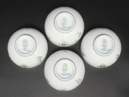 訳あり Royal Copenhagen 急須 湯呑み カップ 5点セット 茶器セット グリーンフルーテッド ロイヤルコペンハーゲン