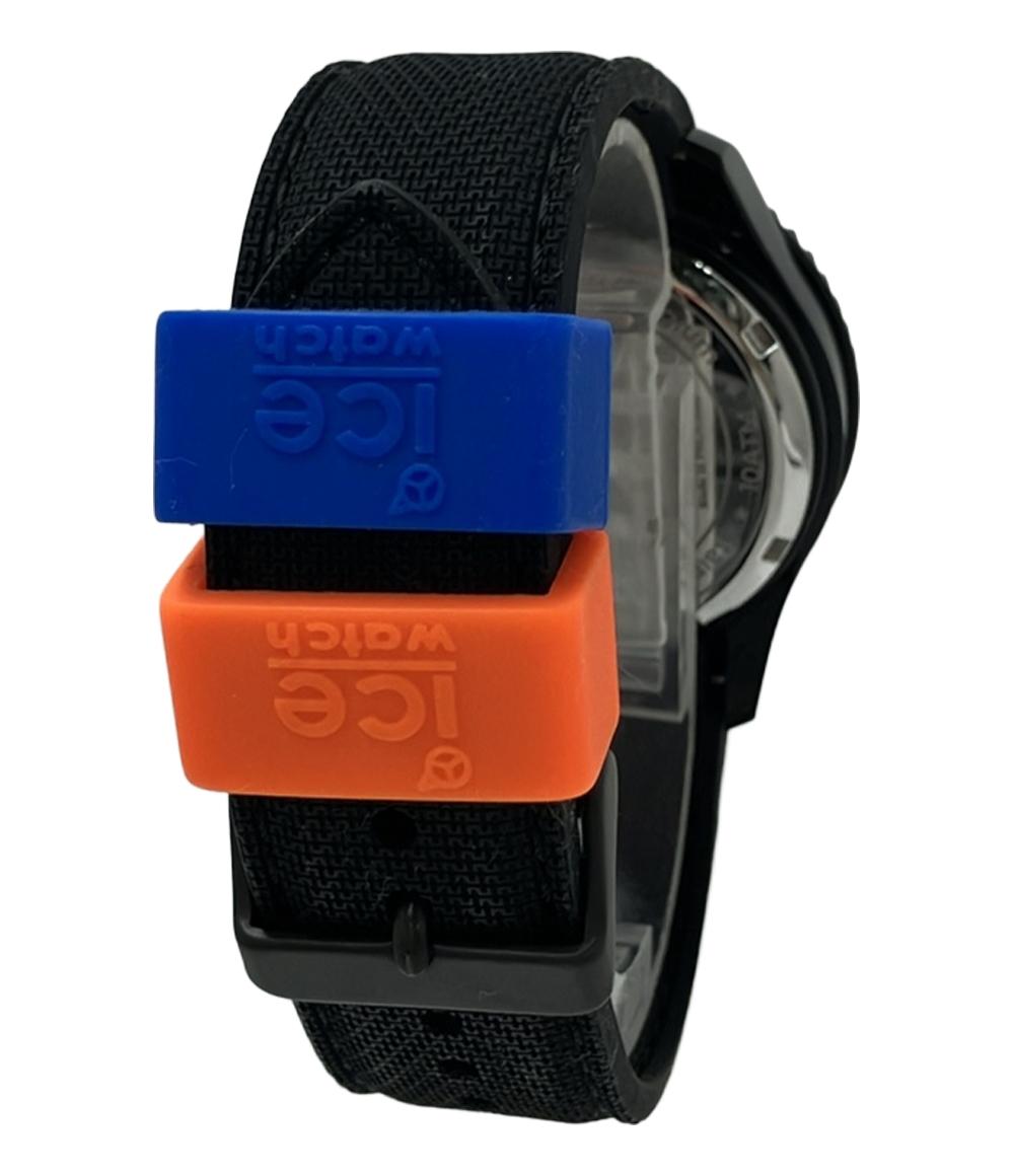 美品 ice watch 腕時計 クオーツ ブラック 021600 メンズ アイスウォッチ