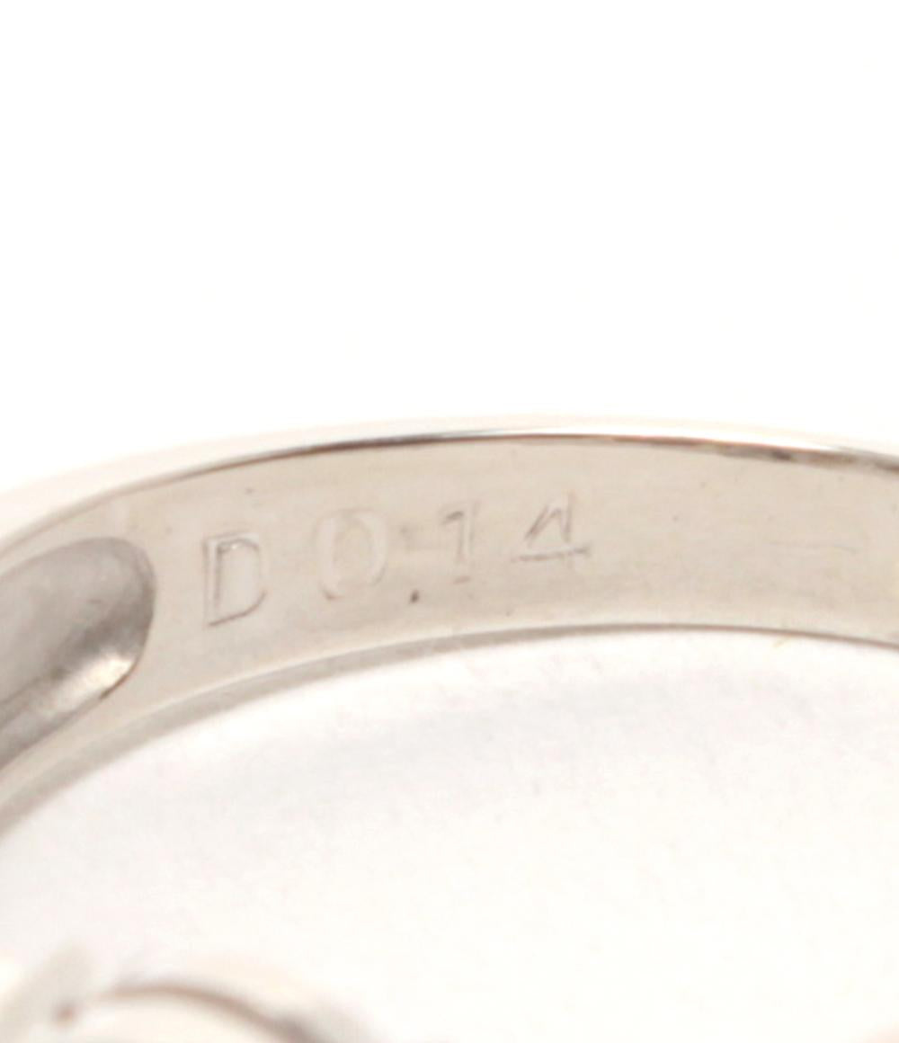 美品 リング 指輪 Pt900 サファイア 0.55ct ダイヤ 0.14ct レディース SIZE 10号