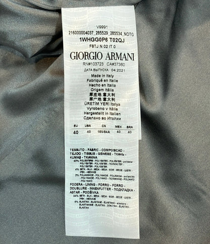 美品 GIORGIO ARMANI フラワージャガード ジャケット 1WHGG0P6 T02QJ レディース SIZE 40 (S) ジョルジオアルマーニ