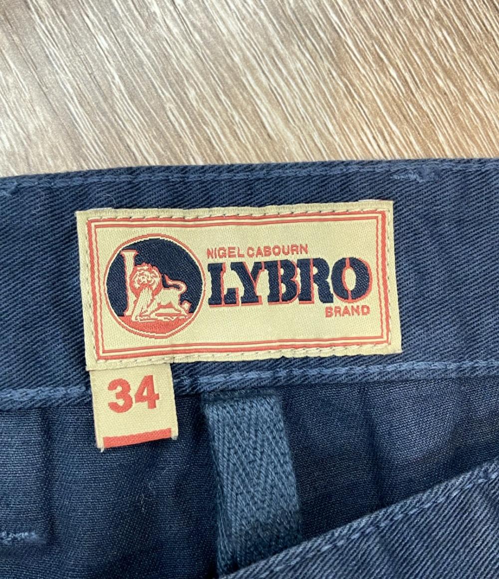 Nigel Cabourn デニムパンツ ボタンフライ ガーメントダイ加工 LYBRO BRITISH ARMY PANT 8039-13-50000 メンズ SIZE 34 (L) ナイジェルケーボン