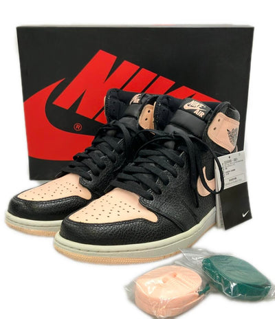 AIR JORDAN NIKE ハイカットスニーカー BLACK/CRIMSON TINT-WHITE エア ジョーダン 1 レトロ ハイ OG 55508-081 メンズ SIZE 28.0 (XL)