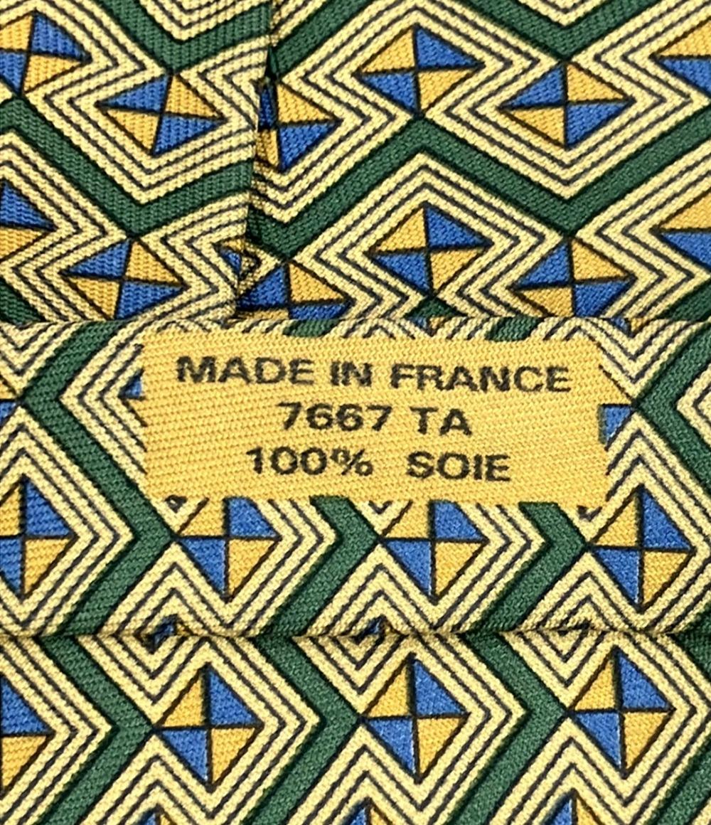 エルメス ネクタイ シルク100% メンズ HERMES