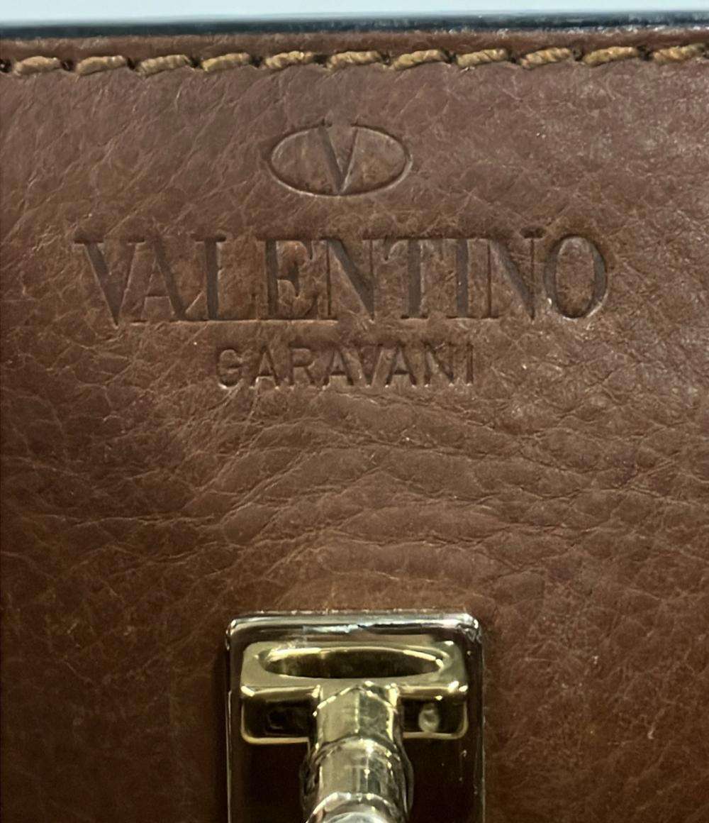 ヴァレンティノ 2wayハンドバッグ ショルダーバッグ デニム スタッズ PW2B0A55XZB レディース VALENTINO