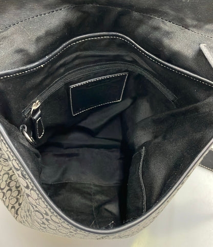 美品 COACH ショルダーバッグ 斜め掛け ミニシグネチャー 6376 レディース コーチ