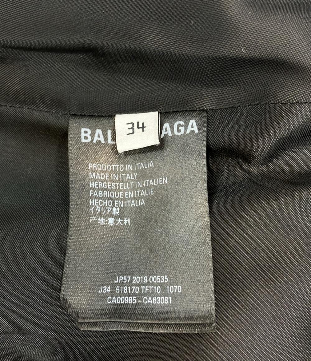 美品 バレンシアガ 変形チェックスカート レディース SIZE 34 (S) BALENCIAGA