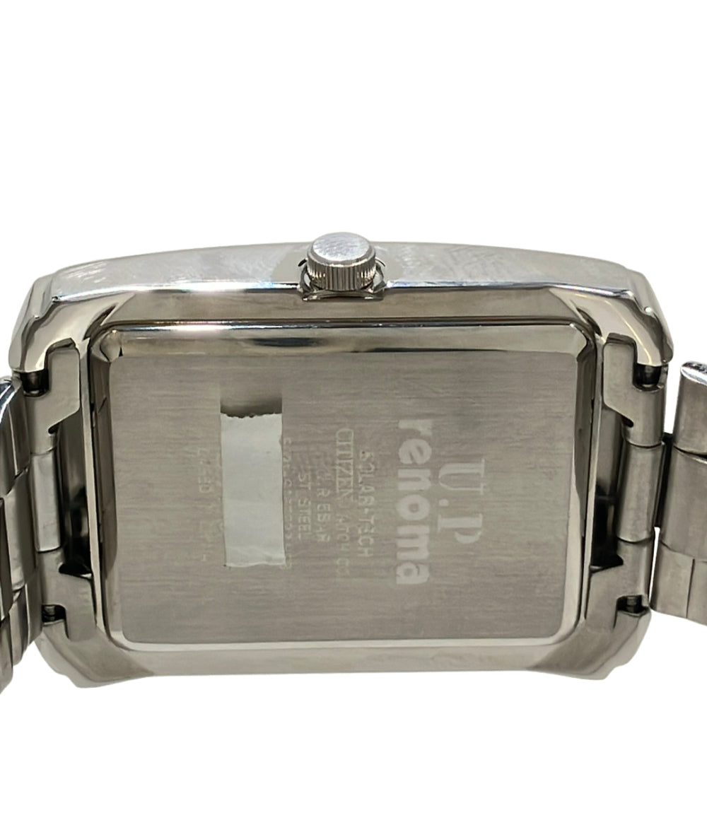 CITIZEN 腕時計 U.P.renoma ソーラー ホワイト E031-S5057833 メンズ シチズン