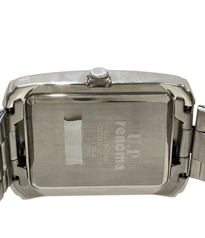 CITIZEN 腕時計 U.P.renoma ソーラー ホワイト E031-S5057833 メンズ シチズン