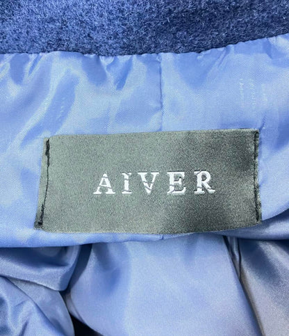 美品 アイバー ウール混ハーフコート アウター ジャケット メンズ SIZE S AIVER