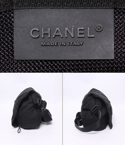 CHANEL ショルダーバッグ 斜め掛け メッセンジャーバッグ シルバー金具 8番台 スポーツライン レディース メンズ シャネル