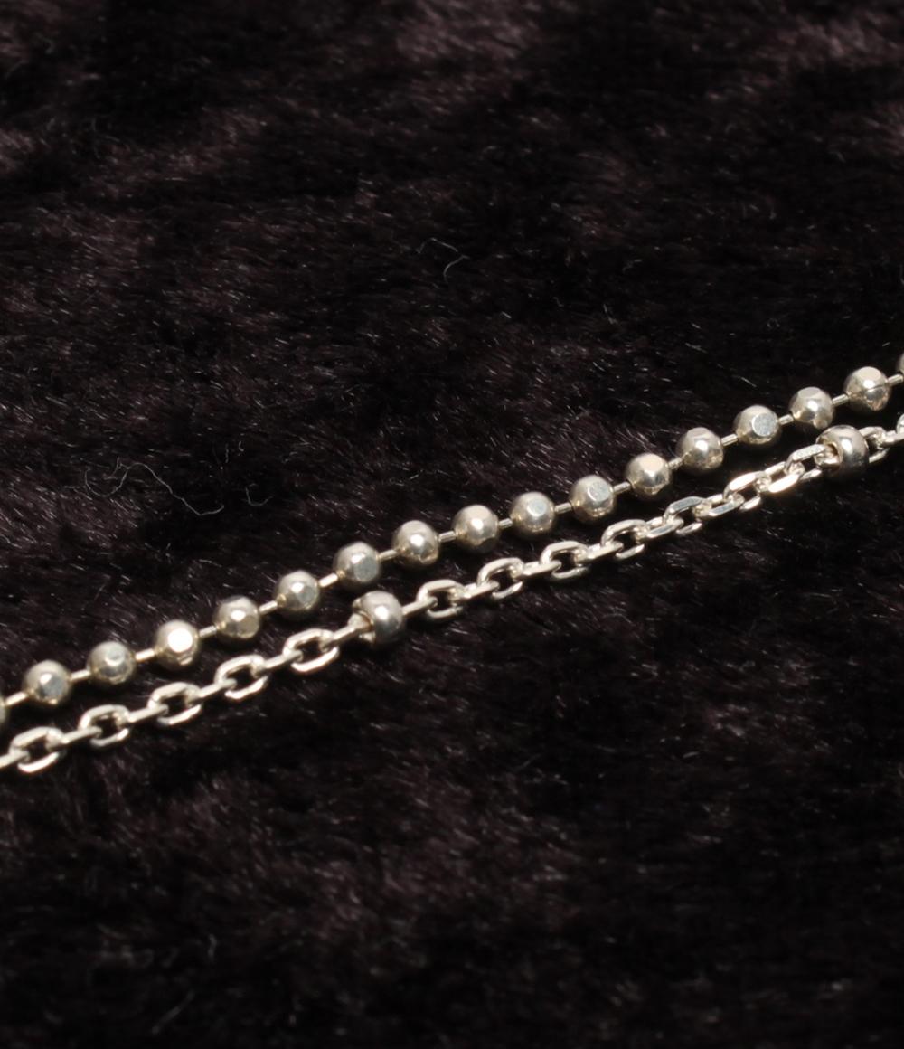 4℃ ブレスレット SV ハートモチーフ ボールチェーン レディース ヨンドシー
