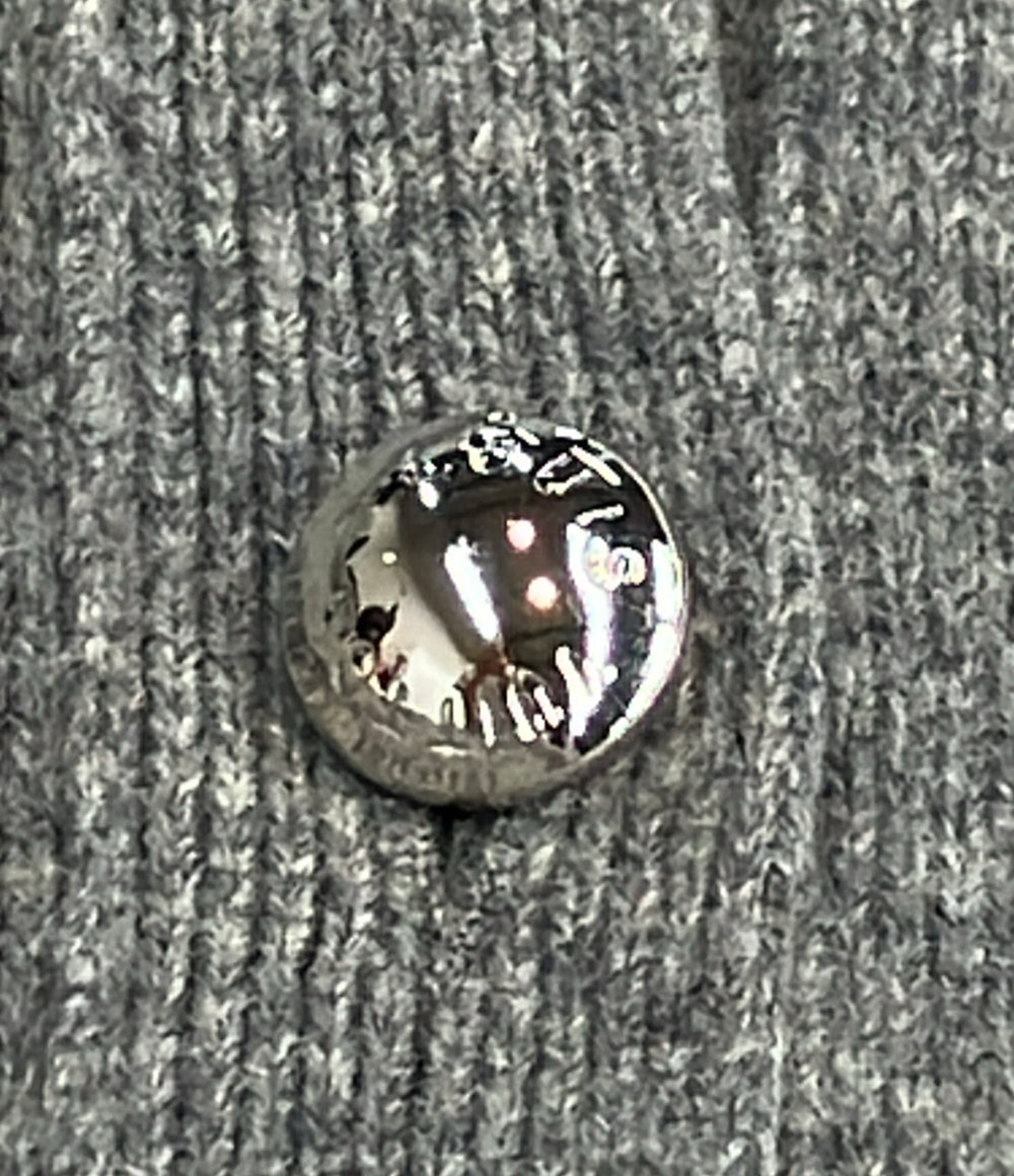 LOUIS VUITTON 長袖 裾フリル ドッキング ニットカーディガン ECC-W09 レディース SIZE S ルイ・ヴィトン