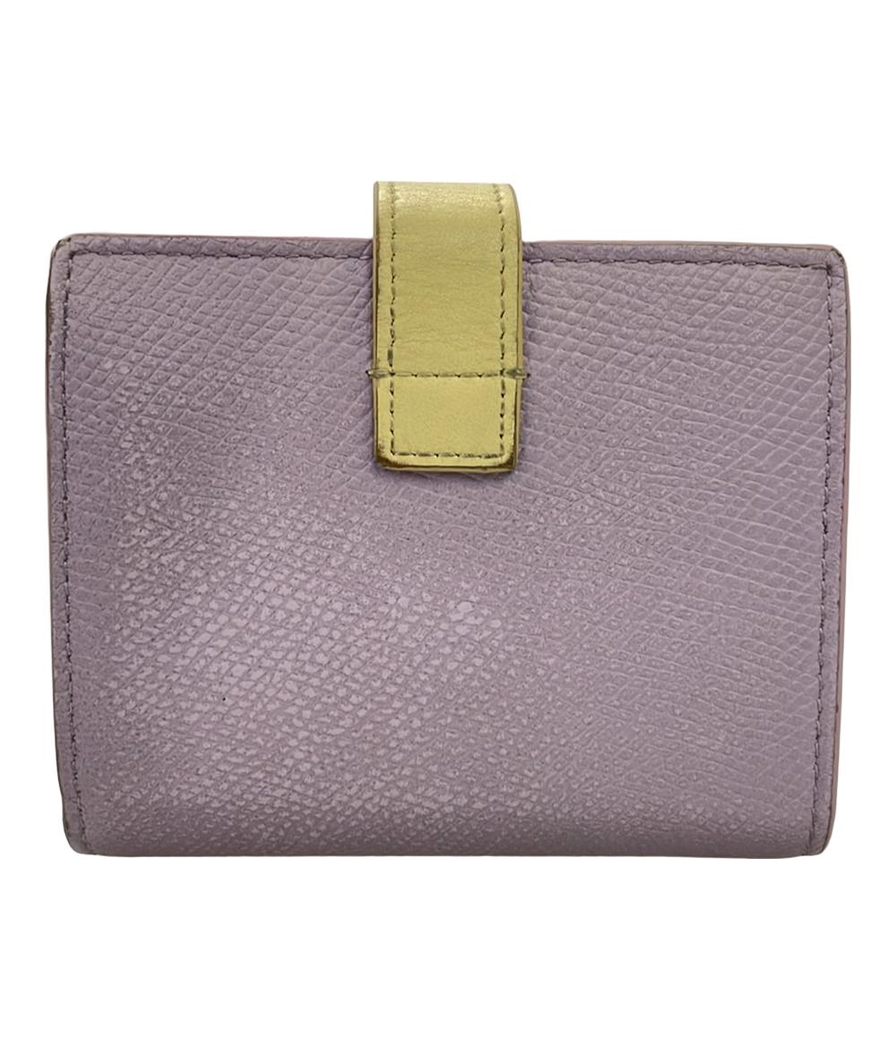 CELINE 二つ折り財布 スモールストラップウォレット レザー レディース セリーヌ