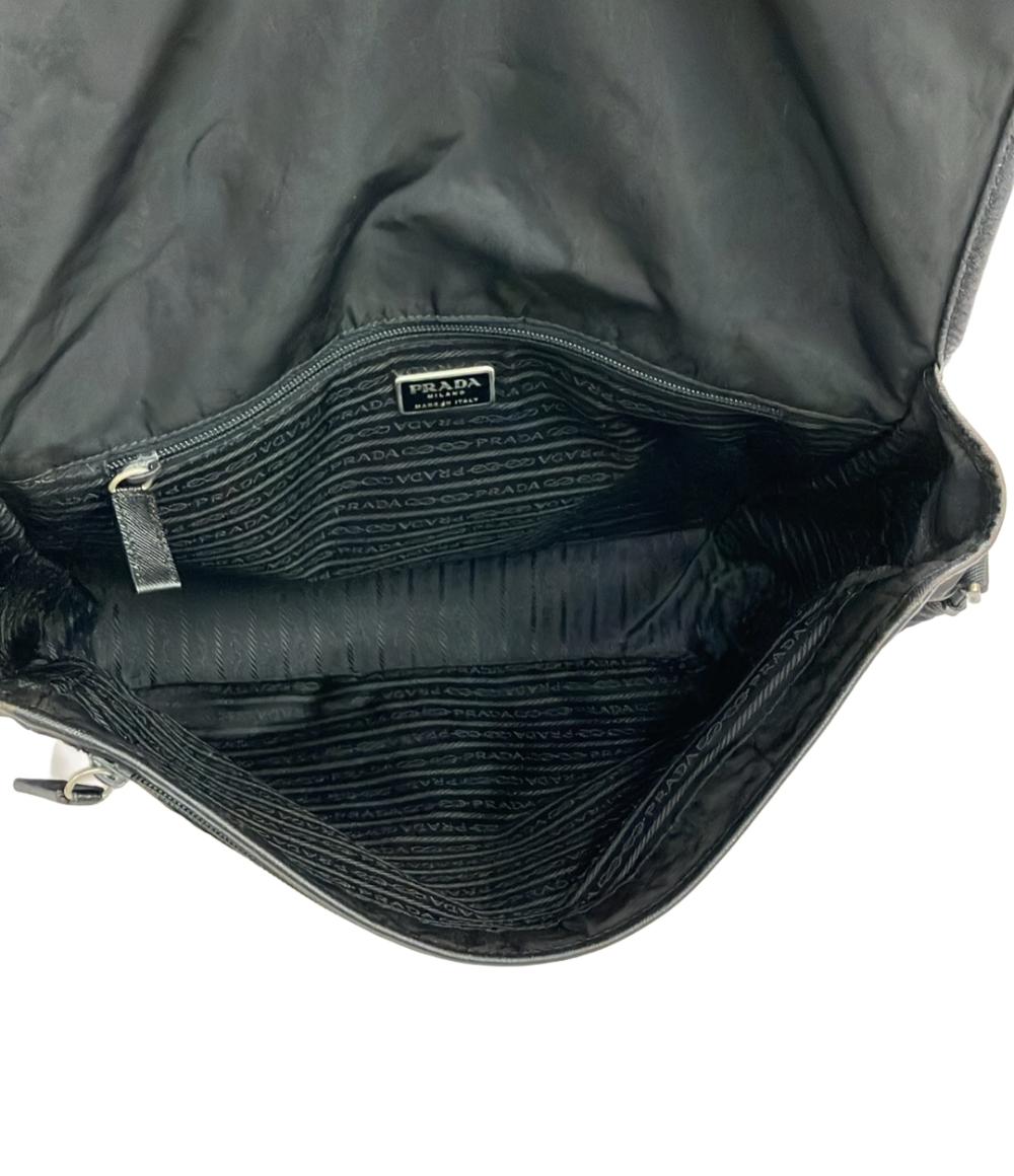 PRADA ショルダーバッグ 斜め掛け ナイロン レザー V158X メンズ プラダ
