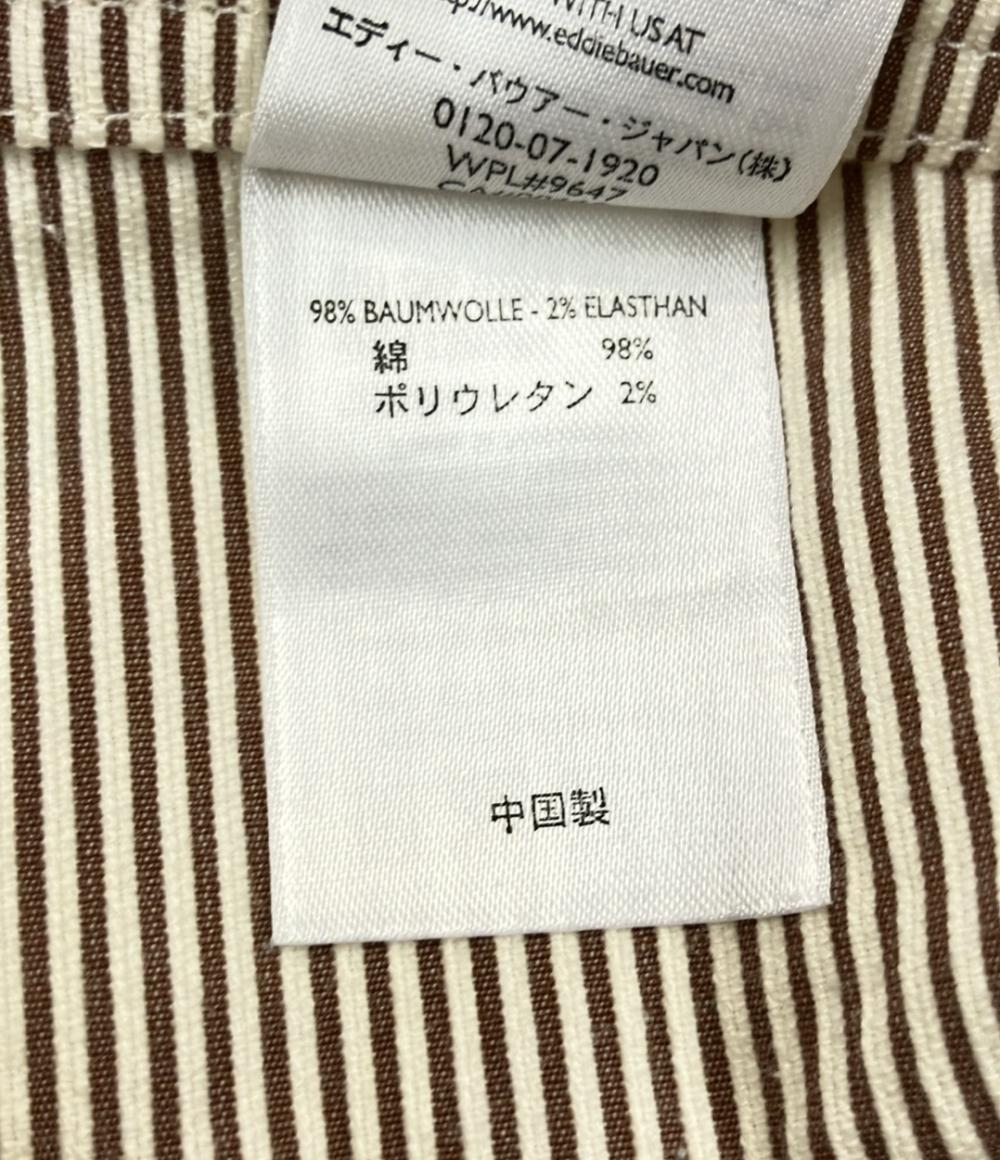 美品 エディー・バウアー ストライプ柄ロングパンツ レディース SIZE 12 (L) Eddie Bauer