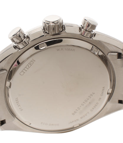 美品 CITIZEN 腕時計 ソーラー ブラック B612-S104394 メンズ シチズン