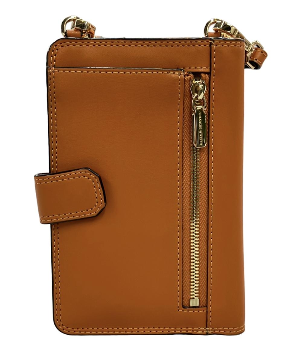 美品 チャールズ＆キース ショルダーバッグ スマホポーチ 斜め掛け レディース CHARLES＆KEITH