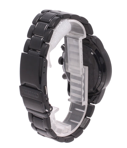 CITIZEN 腕時計 クオーツ ブラック 0610-K006783 メンズ シチズン