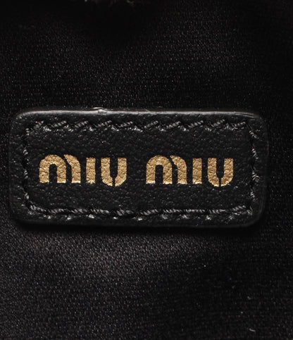美品 Miu Miu バッグチャーム ボウ マイクロバッグ 5NR036 レディース ミュウ ミュウ