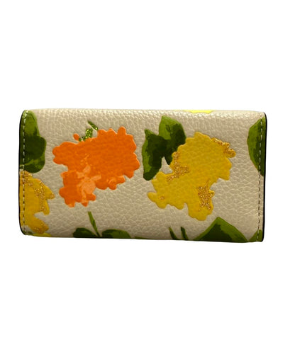 美品 COACH 6連キーケース 花柄 キーリング付き CC963 B4L38 レディース コーチ