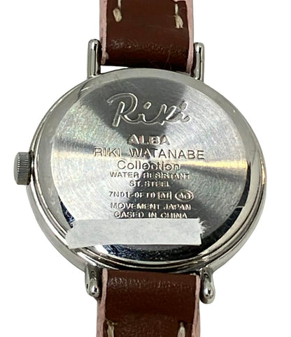 SEIKO 腕時計 リキワタナベコレクション ALBA アルバ クオーツ ピンク 7N01-0FT0 レディース セイコー