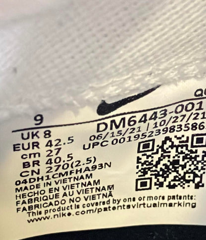 ナイキ ローカットスニーカー SACAIコラボ BLAZER LOW DM6443-001 メンズ SIZE 27 (L) NIKE