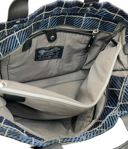 DIESEL 2way トートバッグ ショルダーバッグ 斜め掛け チェック柄 メンズ ディーゼル